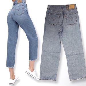 Levi's Ribcage Straight Ankle Jeans Haight At the Ready